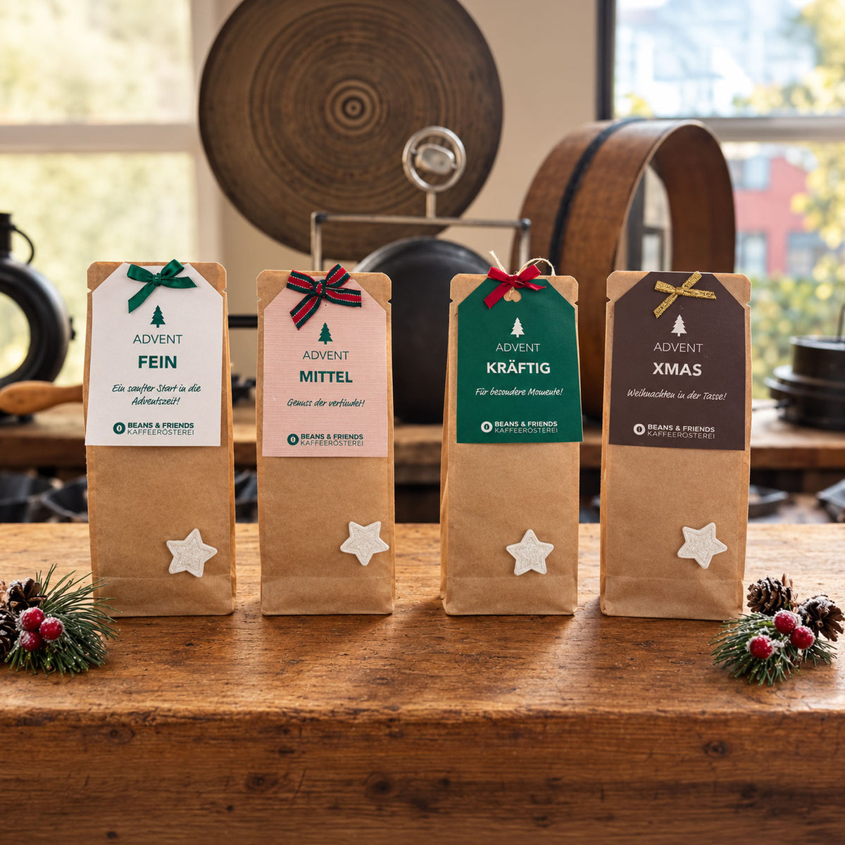 Advent Tassenfilter - DIY Adventskalender