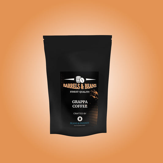 Grappa Barrel Coffee von Beans & Friends – fassgereifter Kaffee mit leichter Fruchtigkeit und würzig-eleganter Aromatik