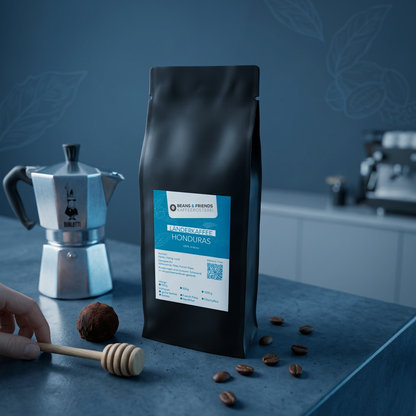 Honduras Kaffee von Beans & Friends aus dem Espressokocher – milder Kaffee mit sanfter Röstaromatik und ausgewogenem Aroma