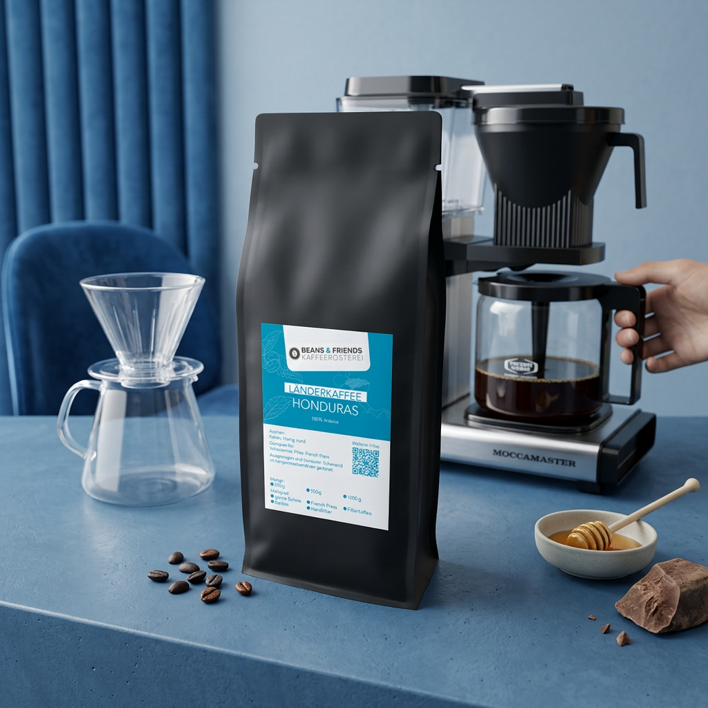 Honduras Kaffee von Beans & Friends – ausgewogener Länderkaffee für Vollautomat, French Press und Filterkaffee