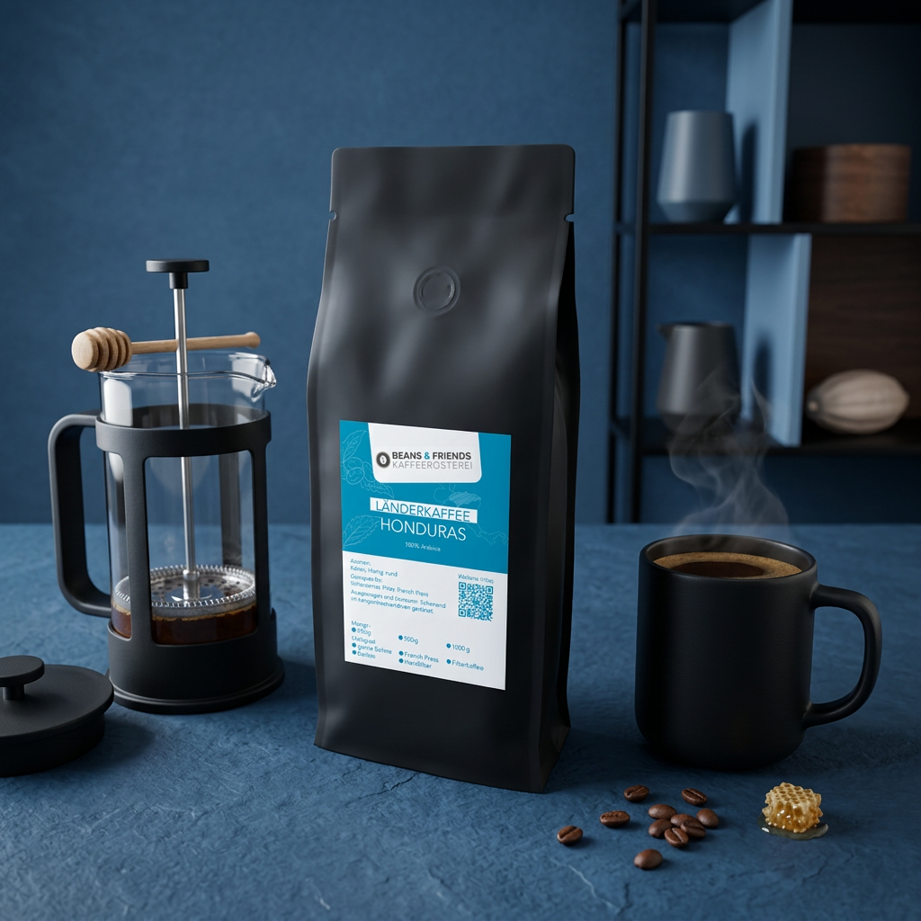 Honduras Kaffee von Beans & Friends in der French Press – weicher Kaffee mit rundem Körper und feiner Süße