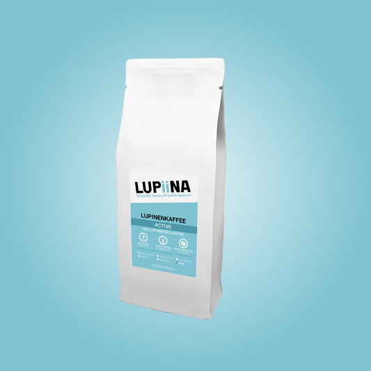 Lupiina Active von Beans & Friends – Lupinen-Kaffee-Mischung mit Canephora-Kaffee, karamelliger Note und kräftigem Charakter