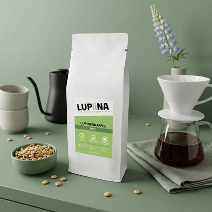 Lupiina Mild von Beans & Friends im Handfilter – milde Lupinenalternative mit weichem Körper und ausgewogener Aromatik