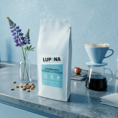 Lupiina Active von Beans & Friends im Handfilter – aktivierende Mischung mit kräftigem Körper und leichter Würze