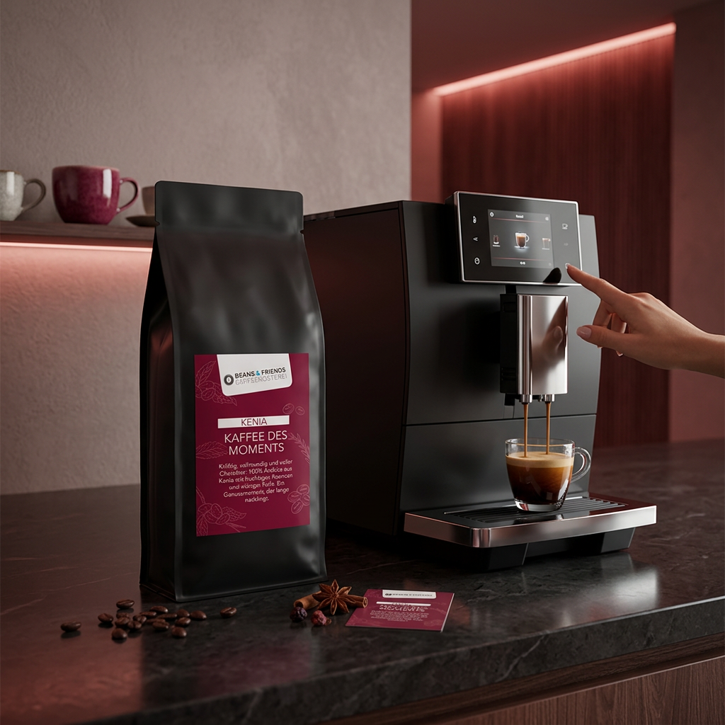 Kenia von Beans & Friends im Vollautomaten – beliebter Spezialitätenkaffee mit eigenständigem Geschmacksprofil und vollmundigem Charakter