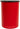 Airscape Kaffeedose mittel rot aus Edelstahl